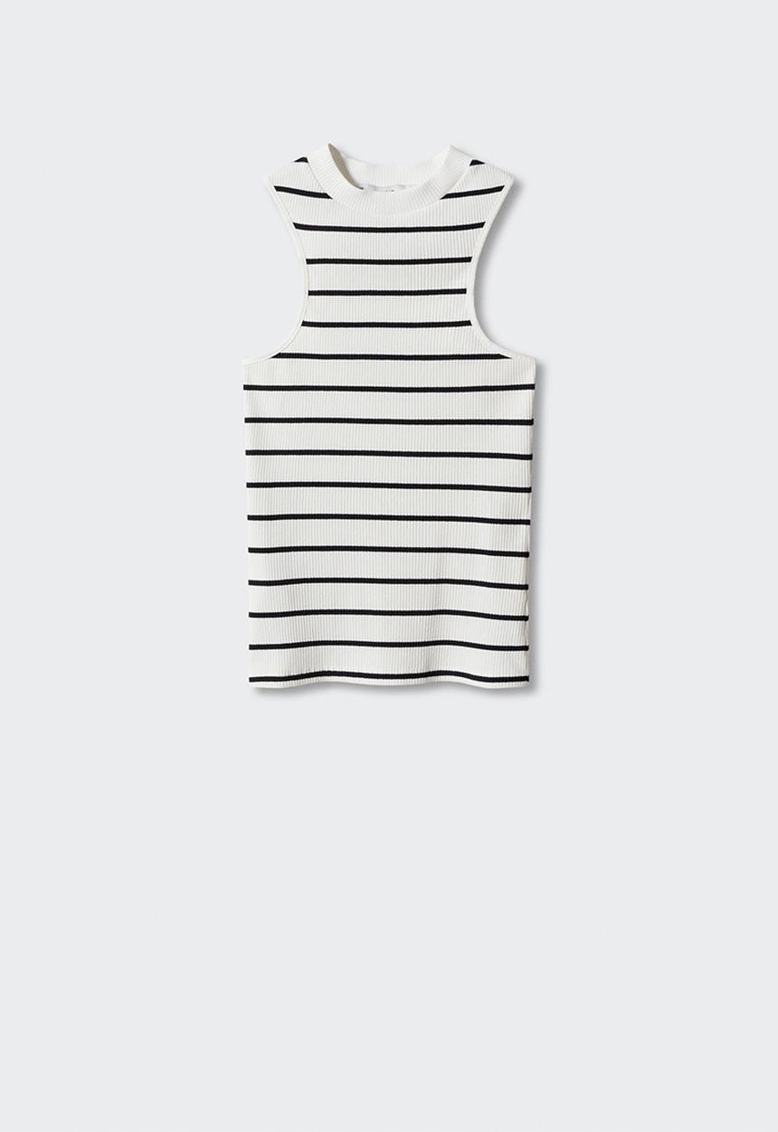 MANGO - Top feta2 - white