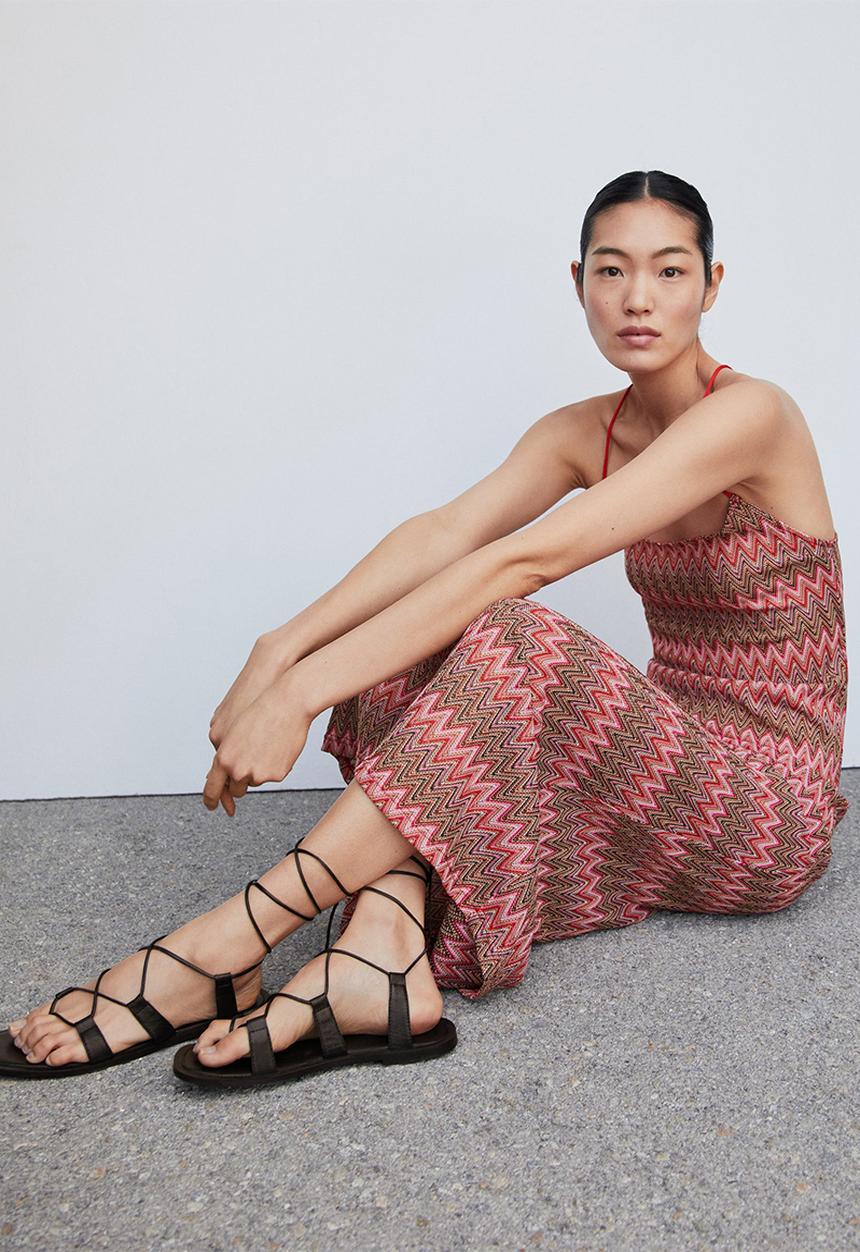 MANGO - Dress serra - red