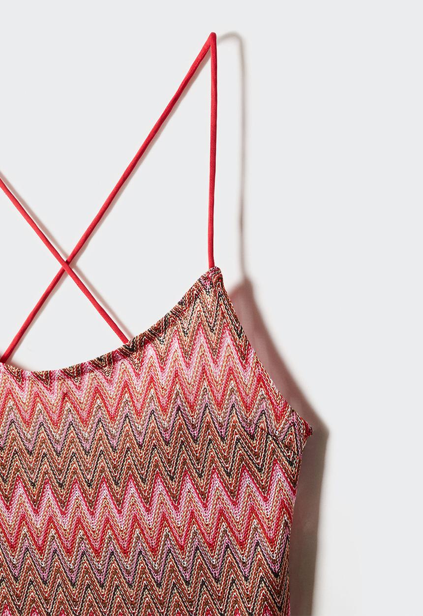 MANGO - Dress serra - red