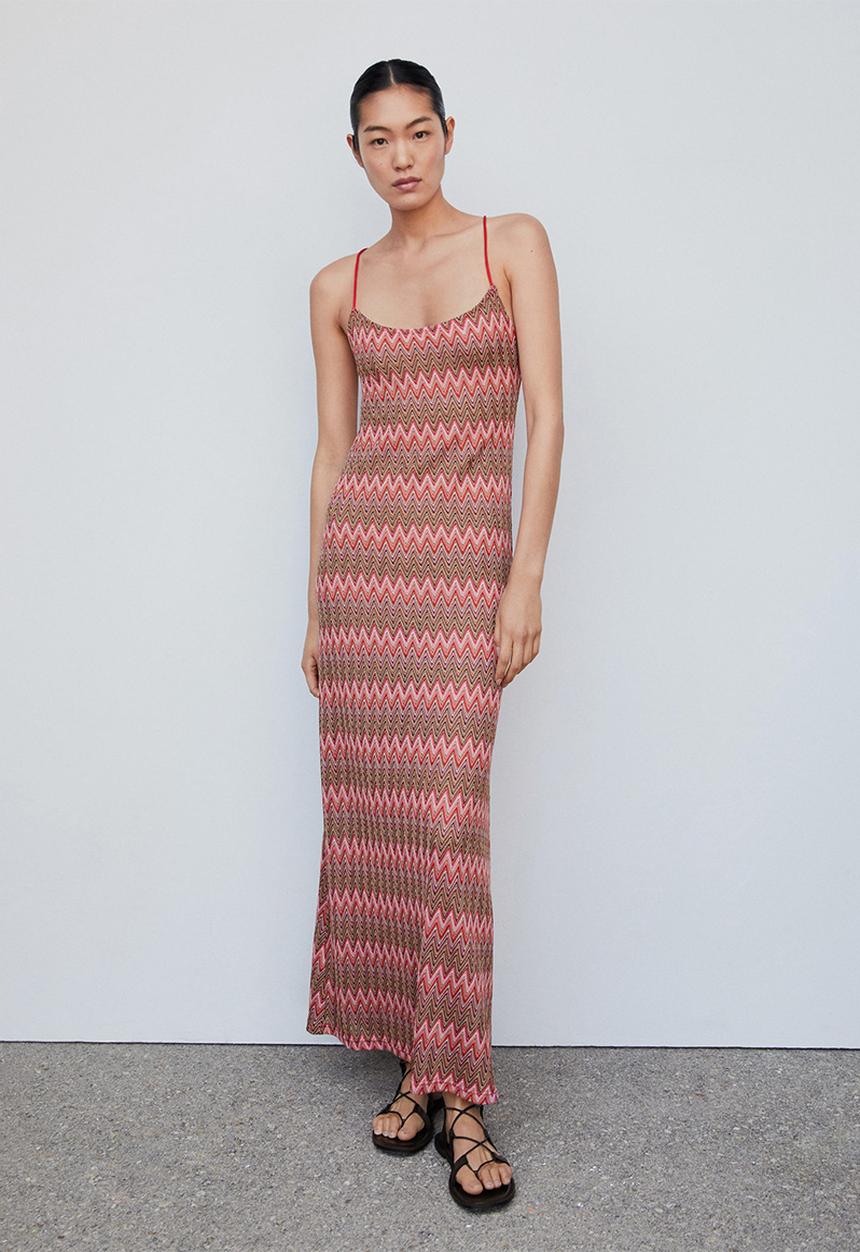 MANGO - Dress serra - red