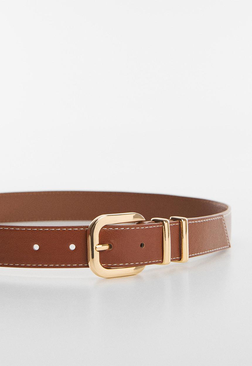 MANGO - Belt bella - brown