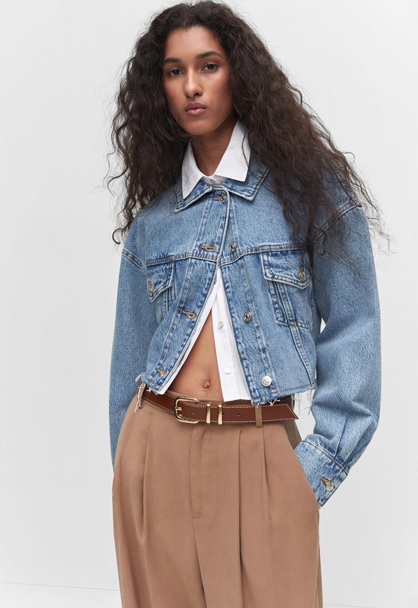 MANGO - Belt bella - brown