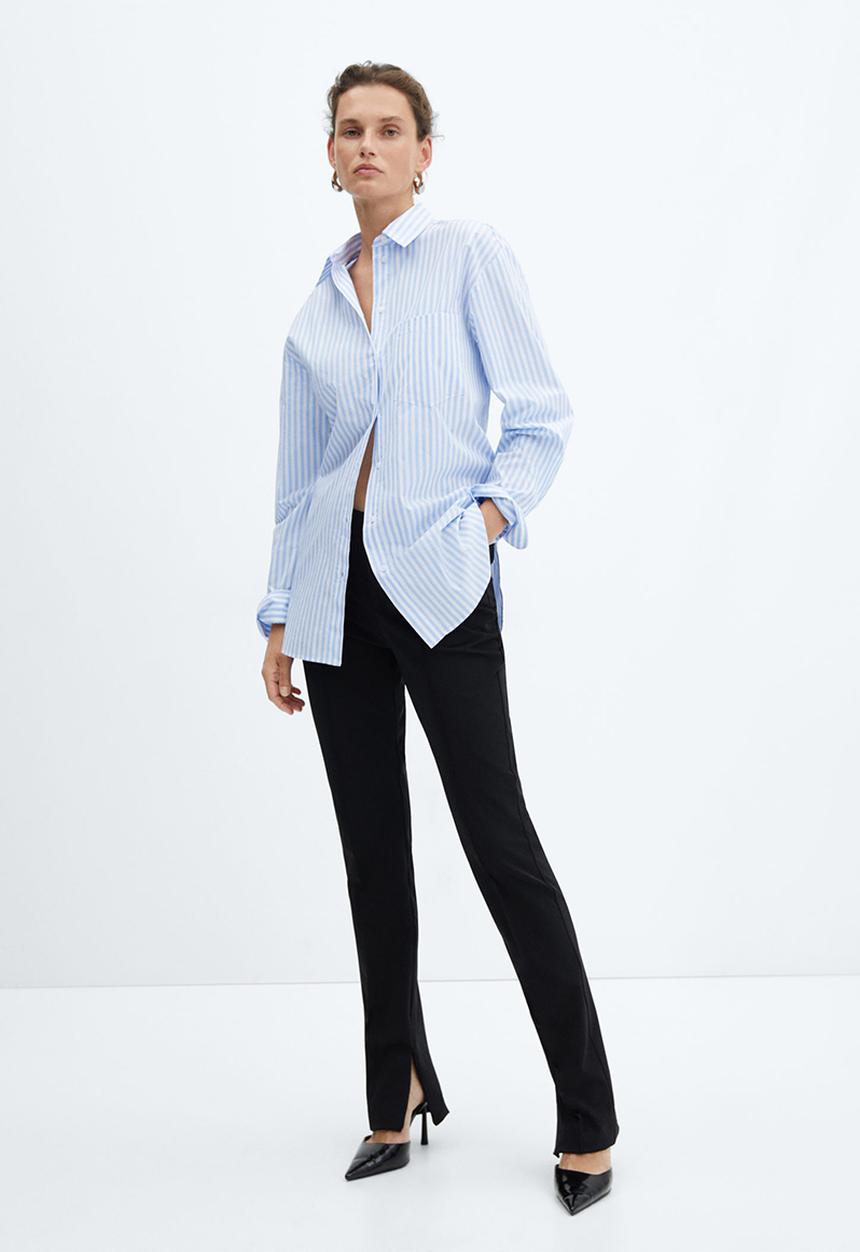 MANGO - Shirt juanes - light/pastel blue