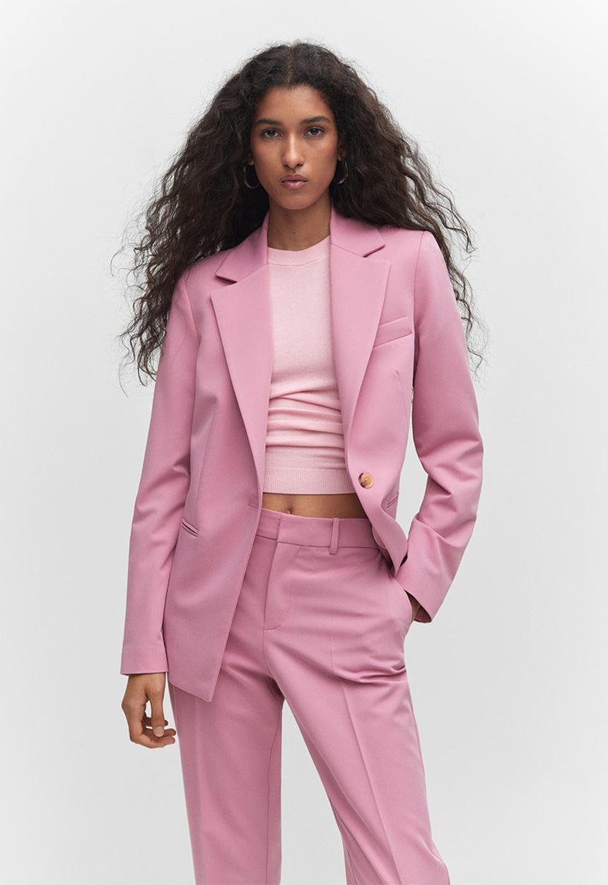MANGO - Trousers boreal - pink