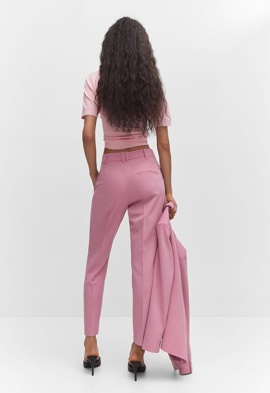 MANGO - Trousers boreal - pink