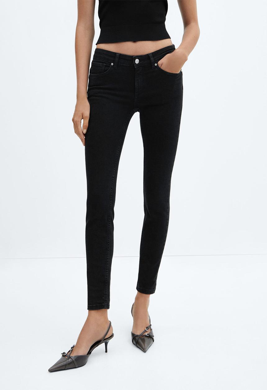 MANGO - Jeans pushup - open gray