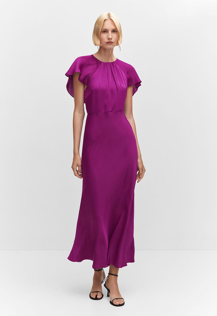 MANGO - Dress vuelo - medium purple