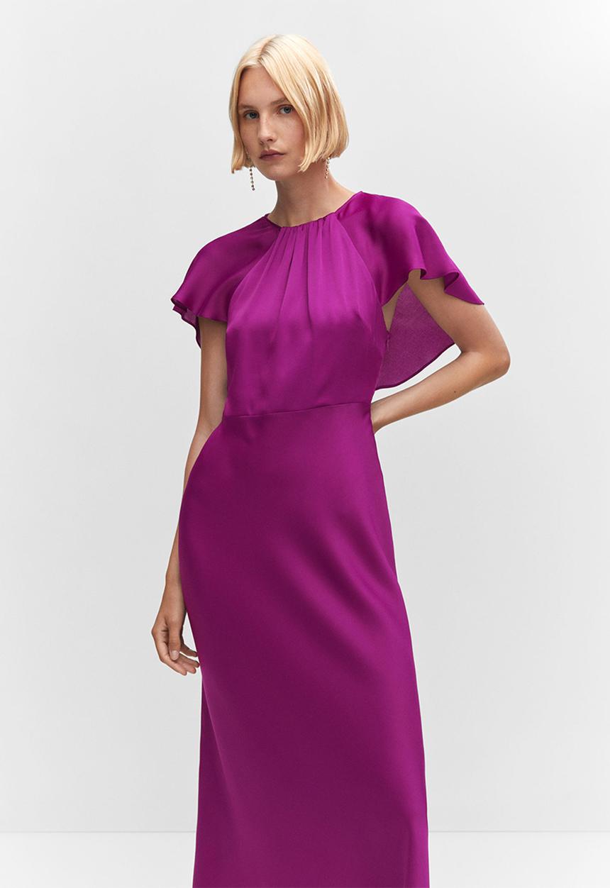 MANGO - Dress vuelo - medium purple