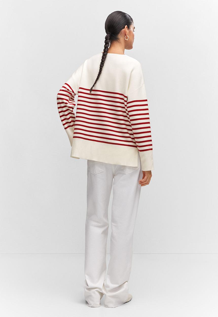 MANGO - Sweater tortugav - red