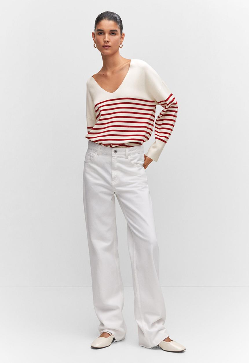 MANGO - Sweater tortugav - red