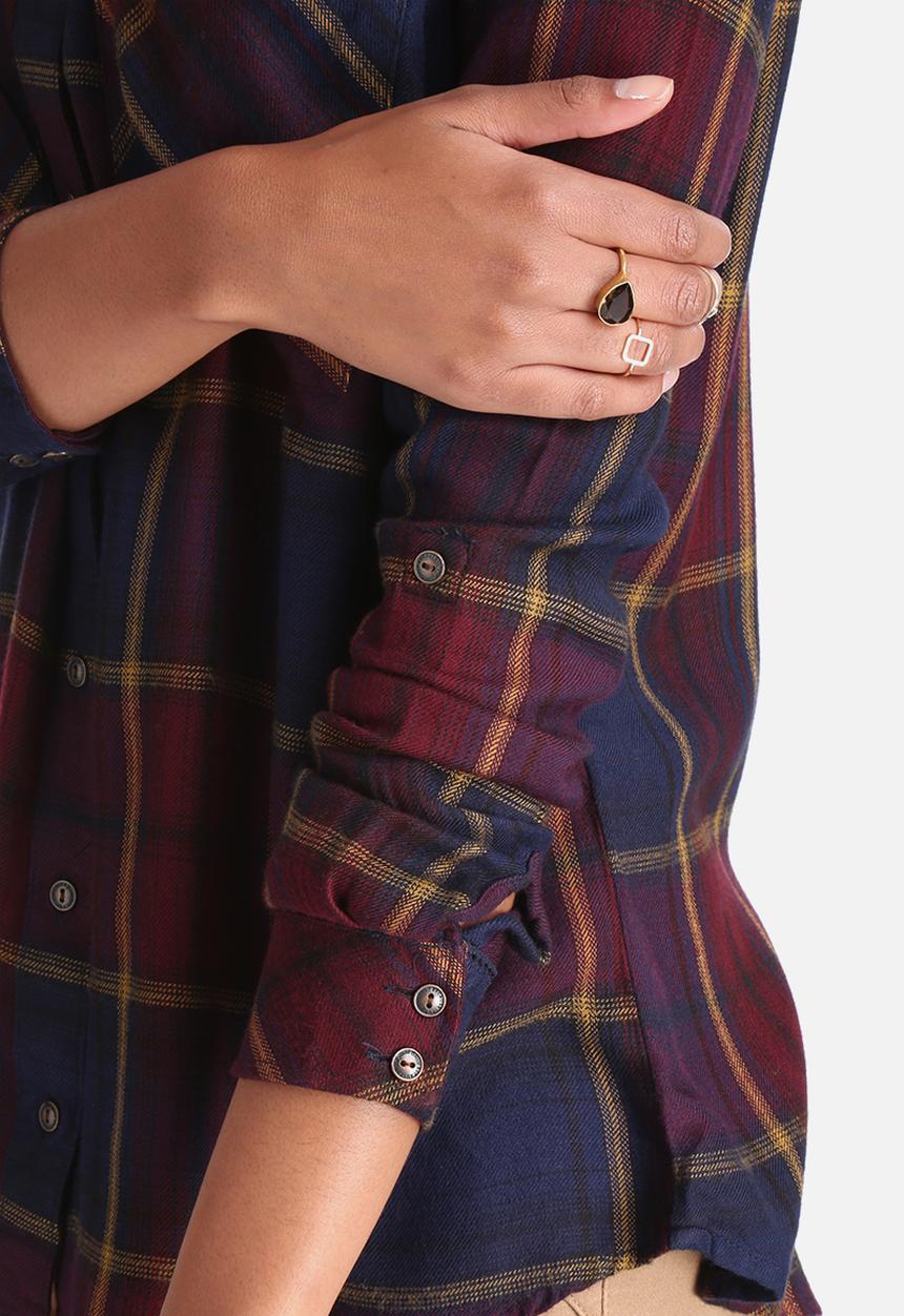 ONLY - Edna Fico Check Stud Shirt