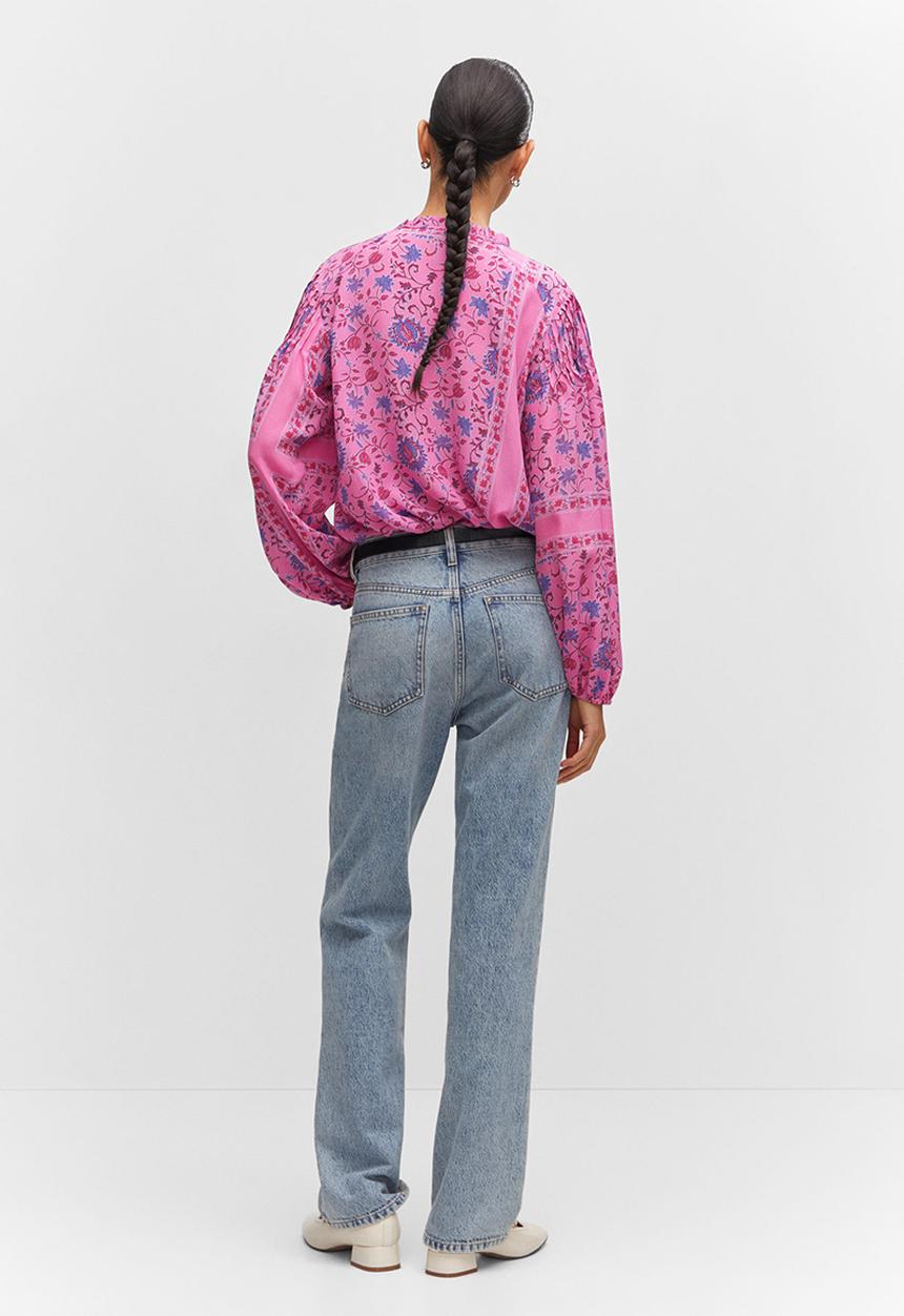 MANGO - Blouse loren - mid-pink
