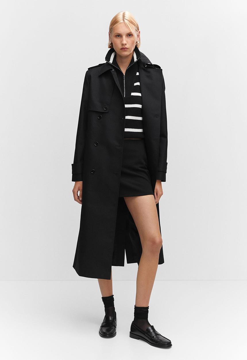 MANGO - Trench coat chicago - black