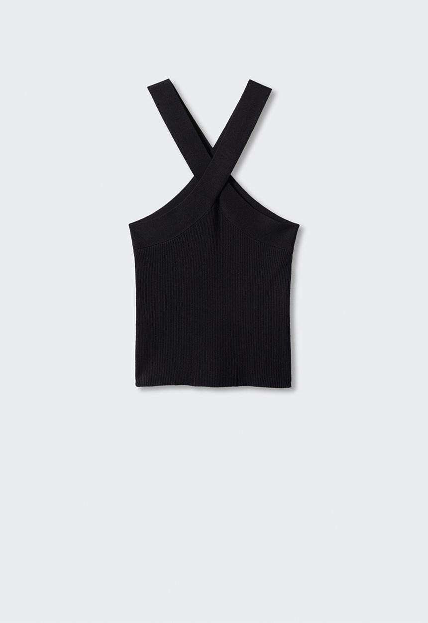 MANGO - Top replik - black