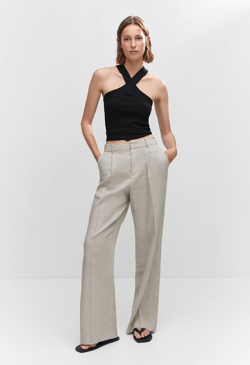 MANGO - Top replik - black