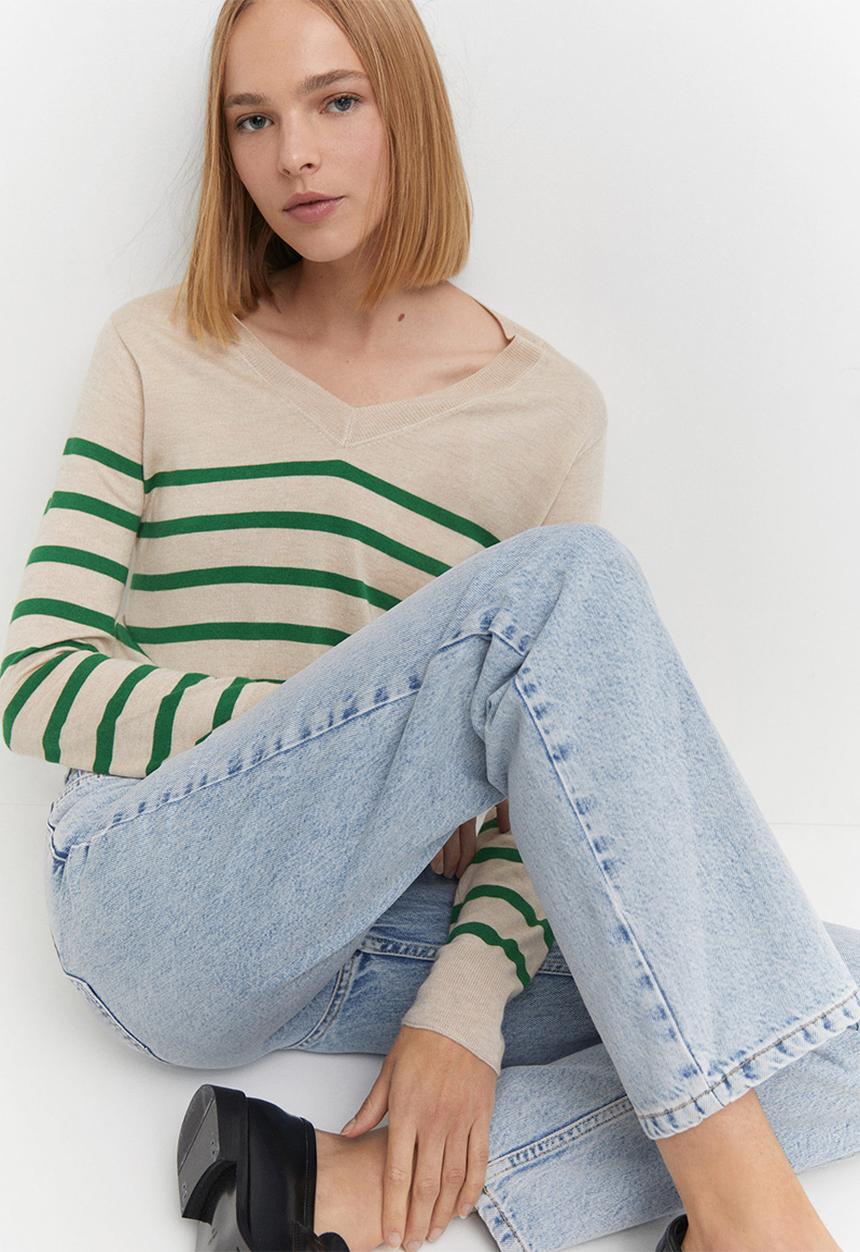 MANGO - Sweater luccavr - green