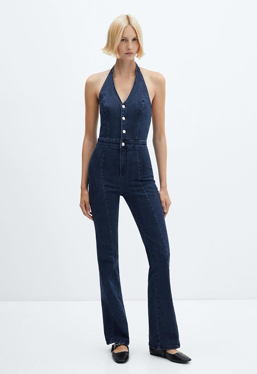 MANGO - One-piece suit sophie2 - denim blue