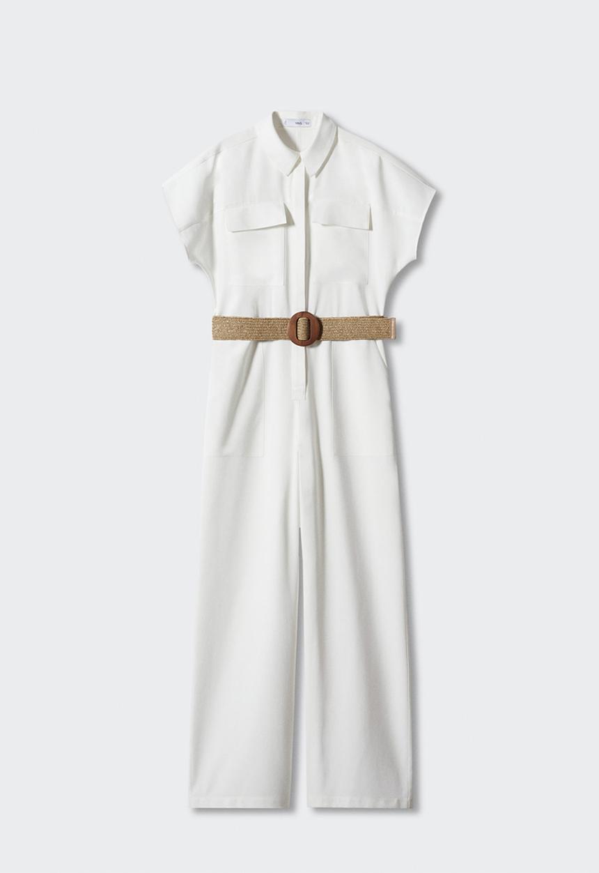 MANGO - One-piece suit sahara5 - white