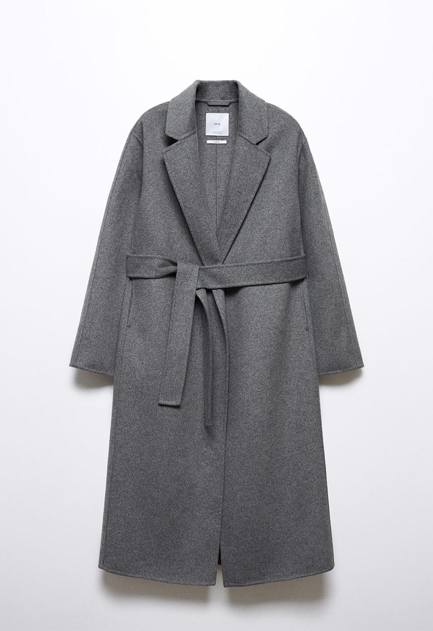 MANGO - Coat batin - gray
