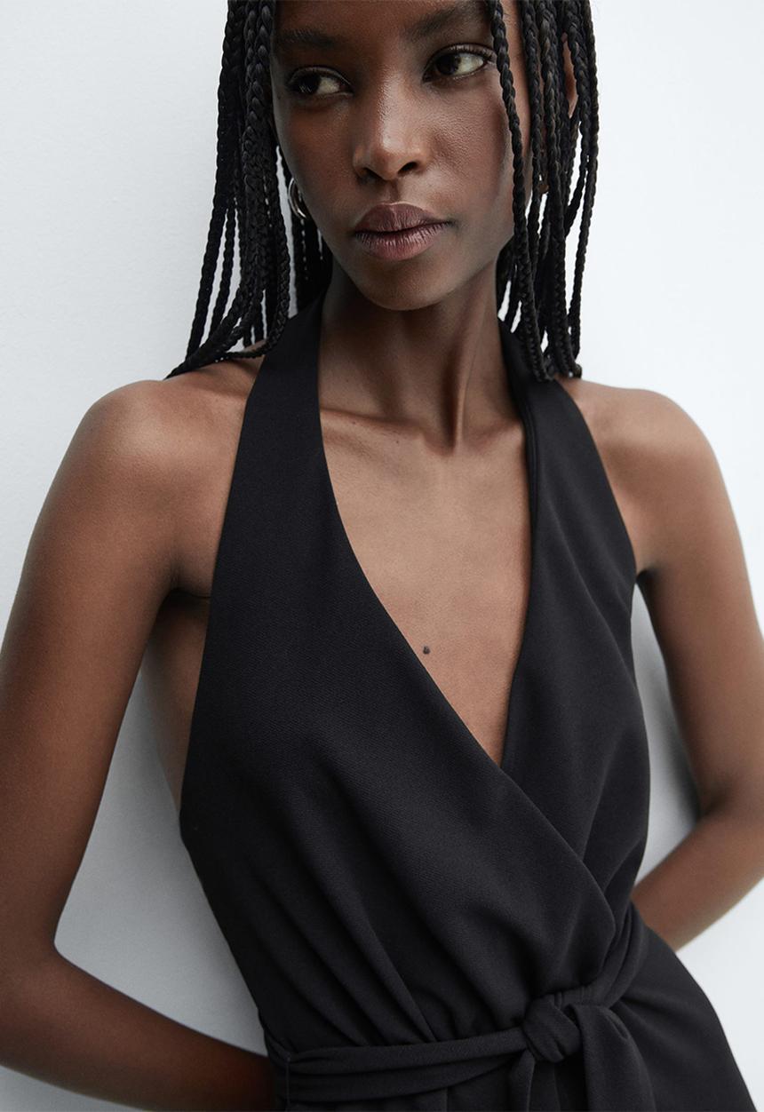 MANGO - Jumpsuit rena - black