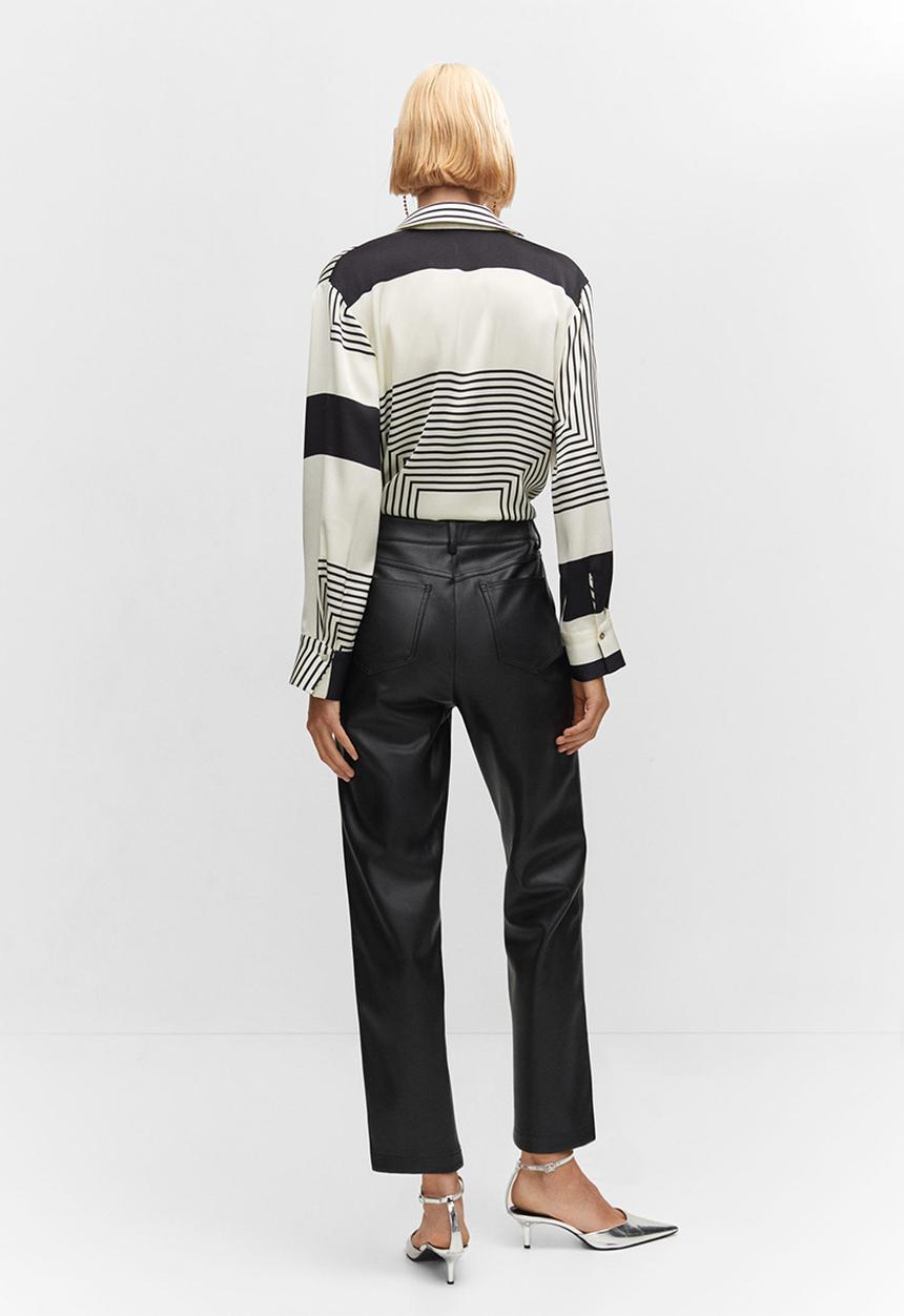 MANGO - Trousers lille - black