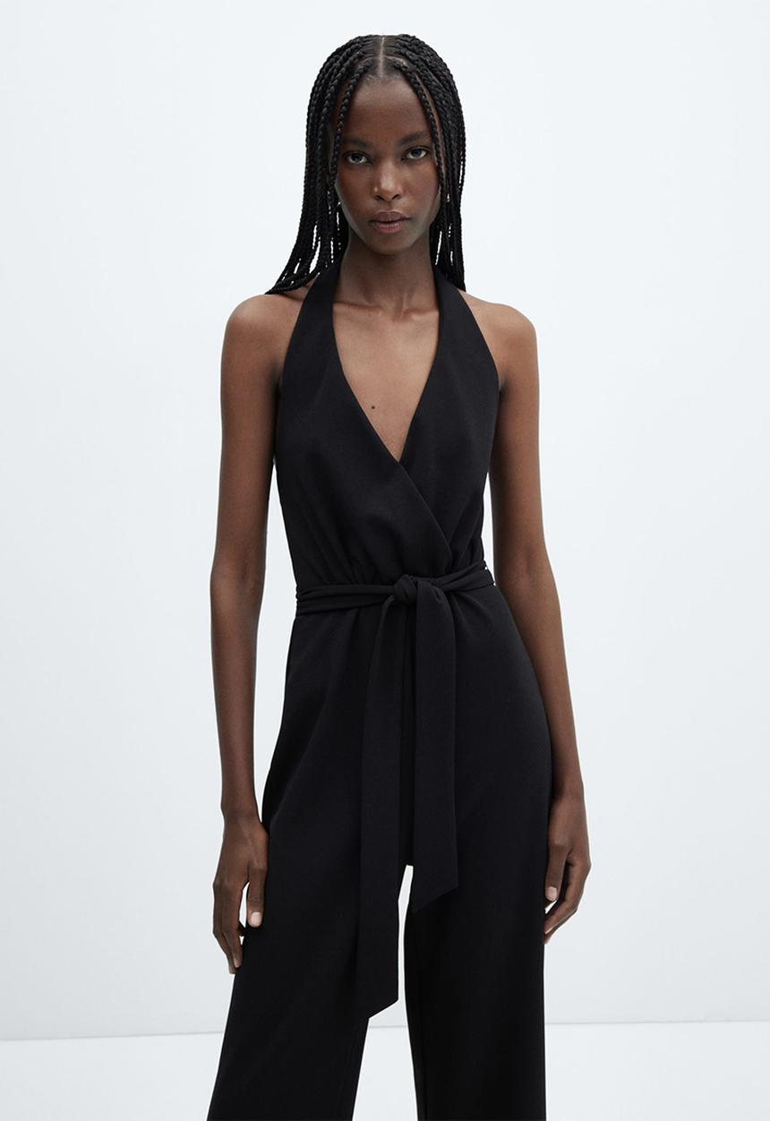 MANGO - Jumpsuit rena - black