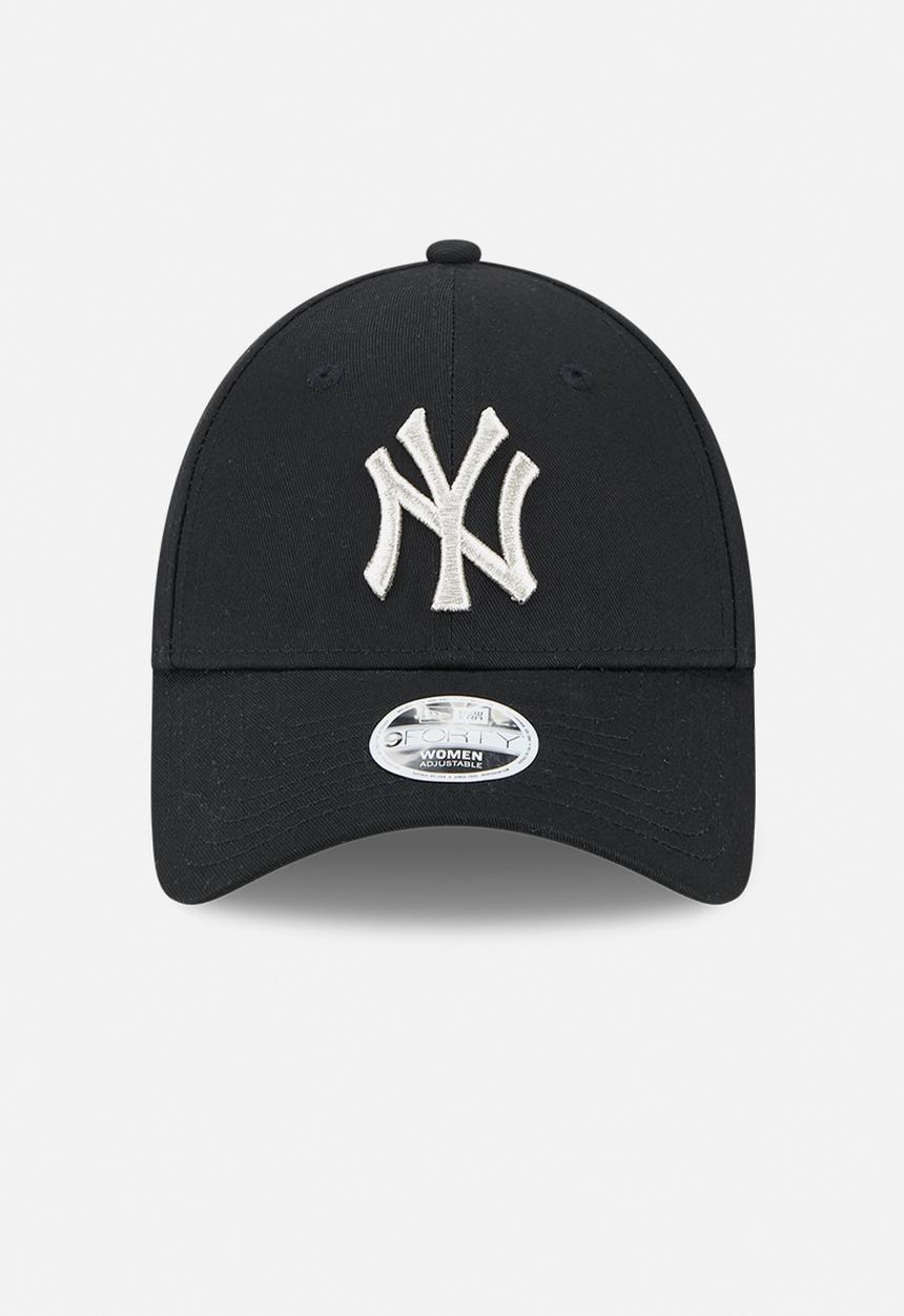 New Era - Female metallic logo 9forty® new york yankees - black