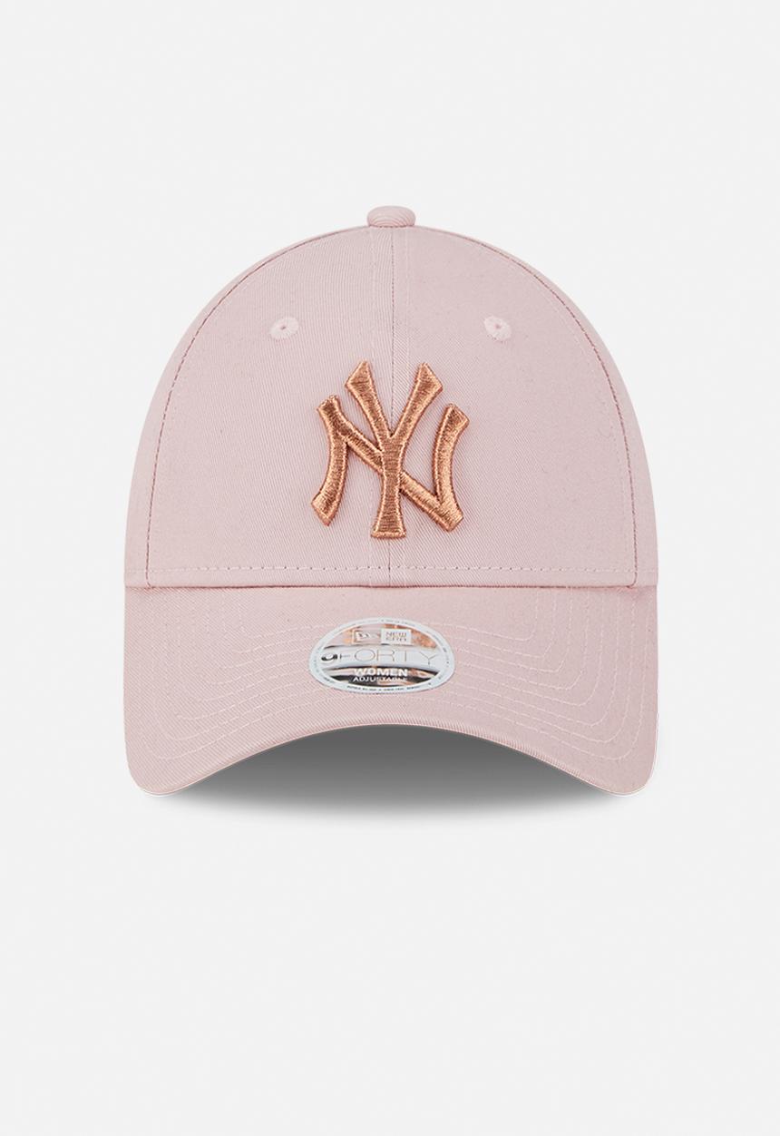 New Era - Female metallic logo 9forty® new york yankees - pink