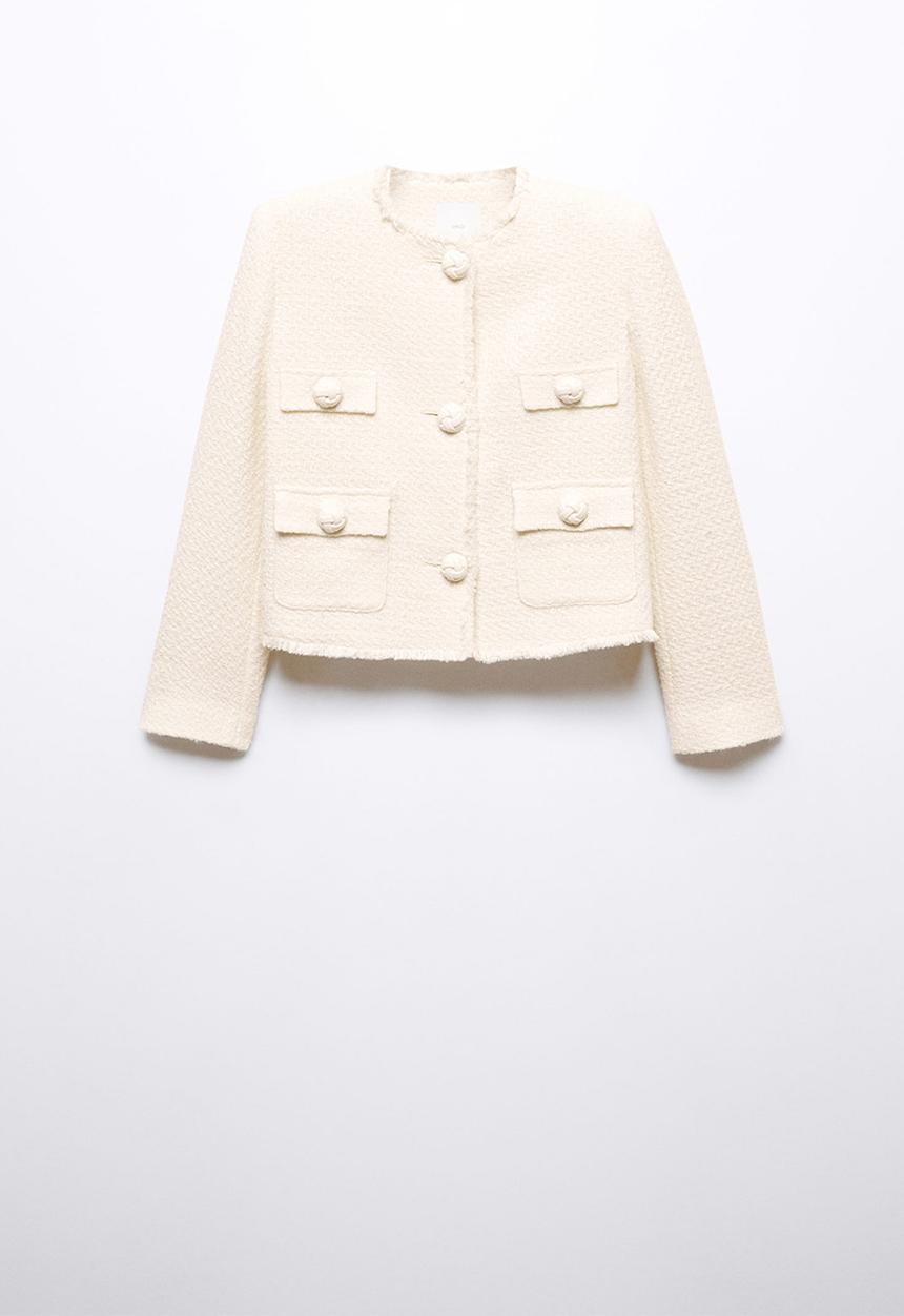MANGO - Jacket wintour - light beige