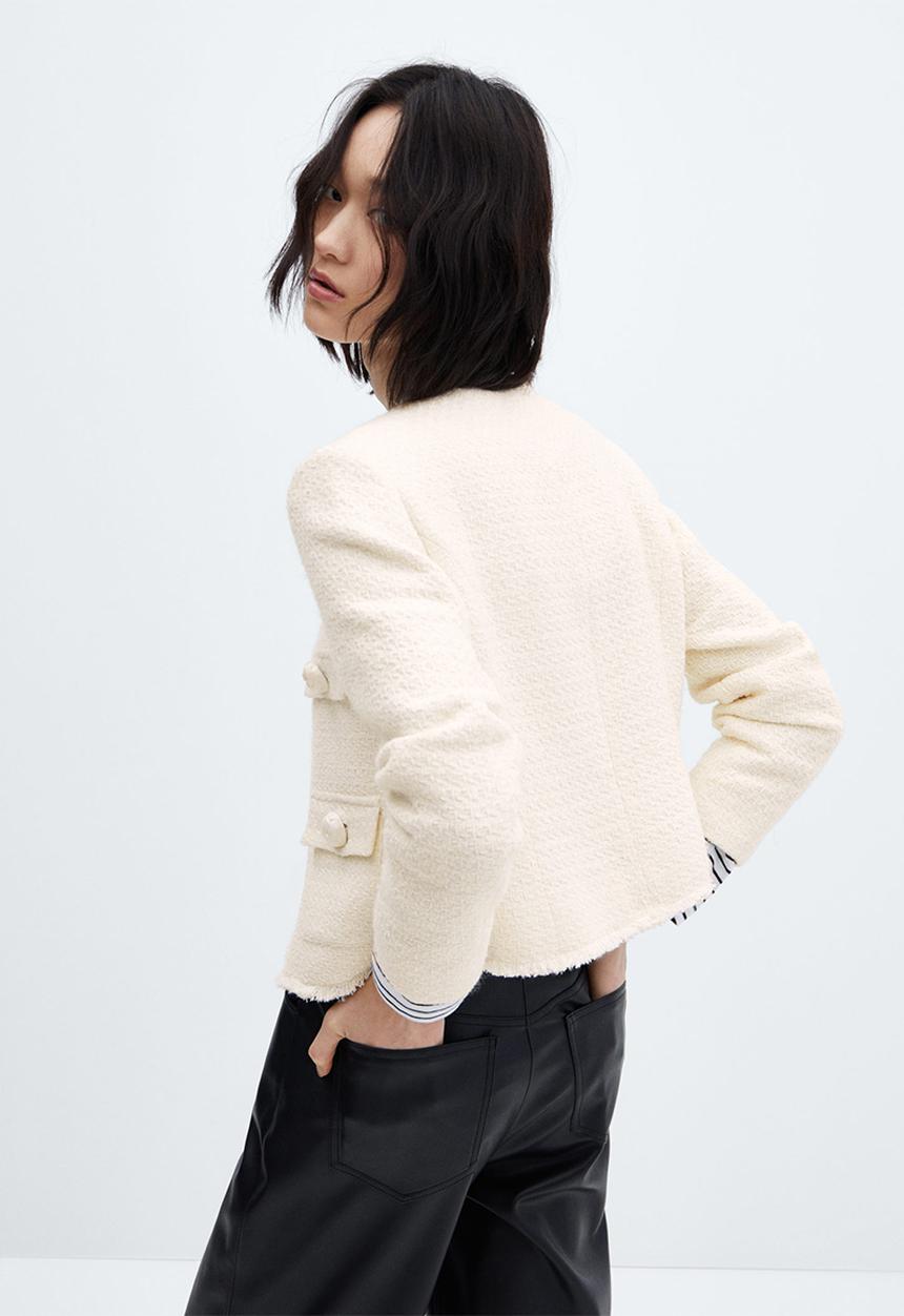 MANGO - Jacket wintour - light beige