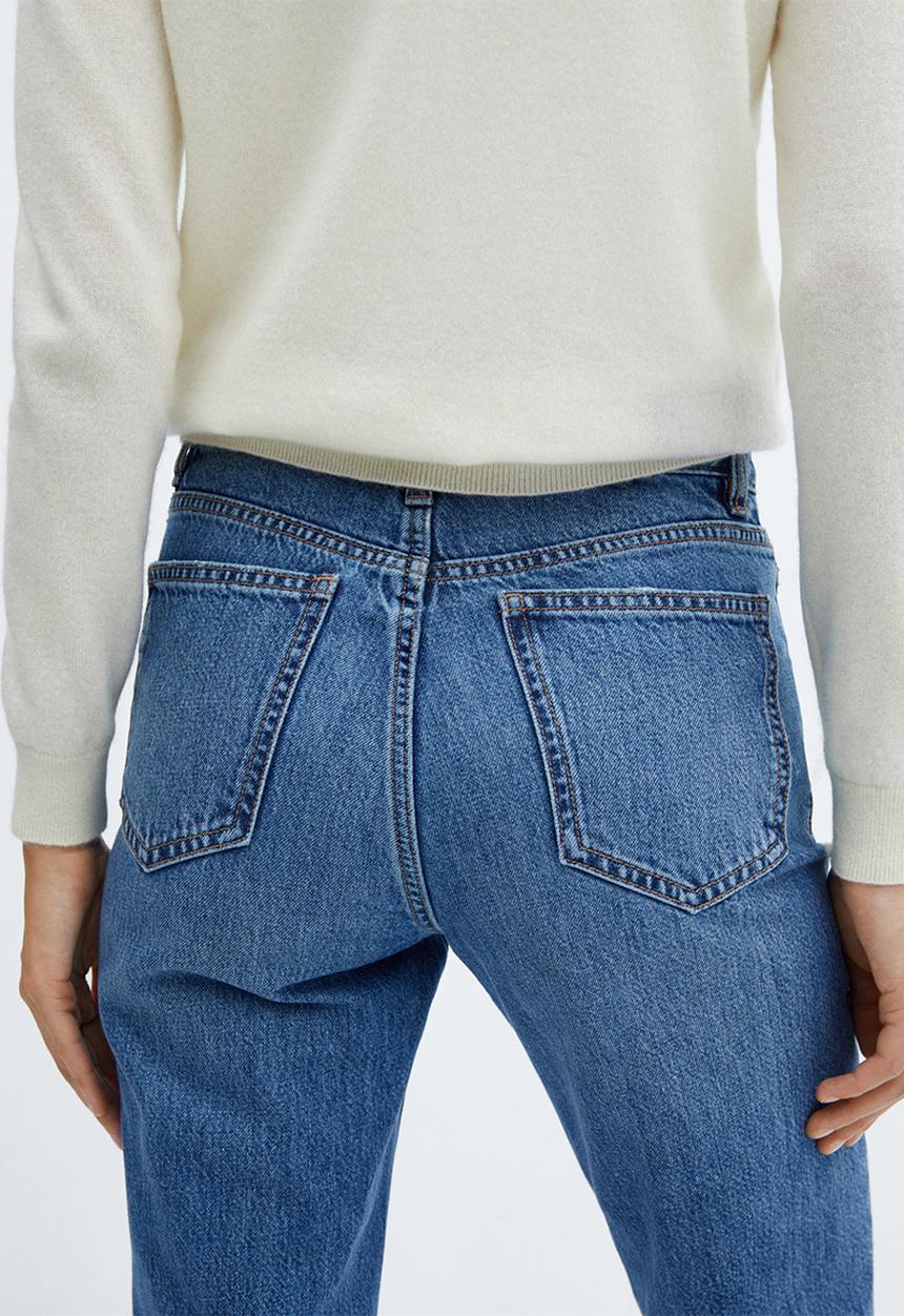 MANGO - Jeans matilda - open blue