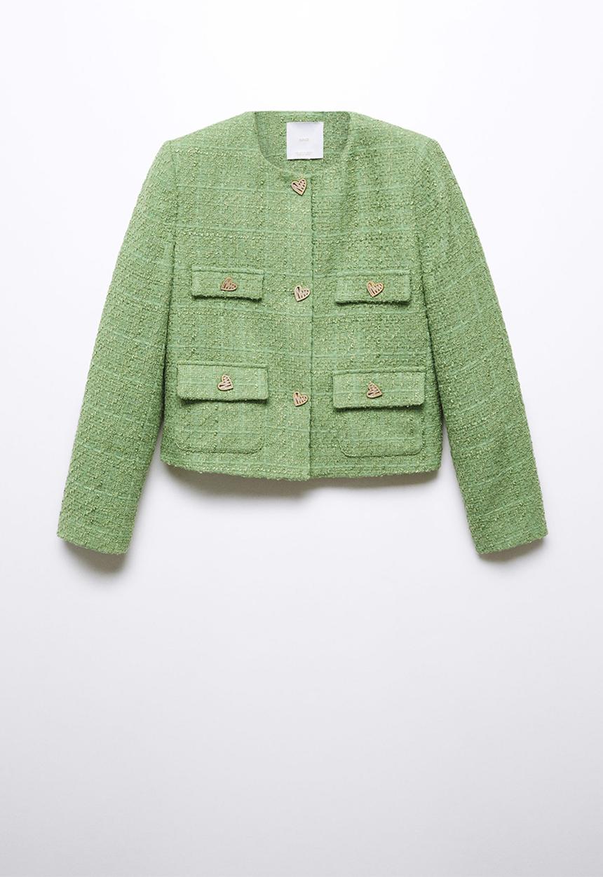MANGO - Jacket love - light/pastel green