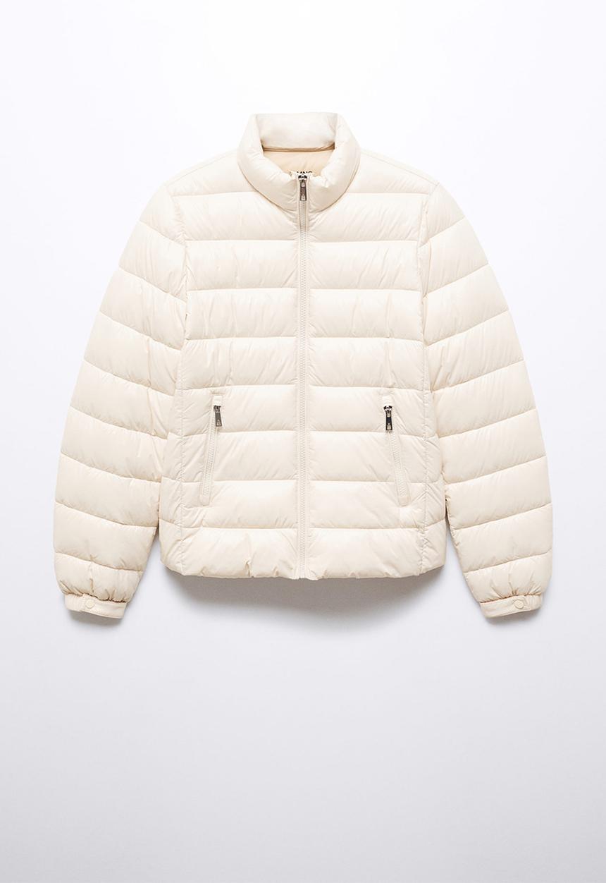 MANGO - Anorak blandi - light beige