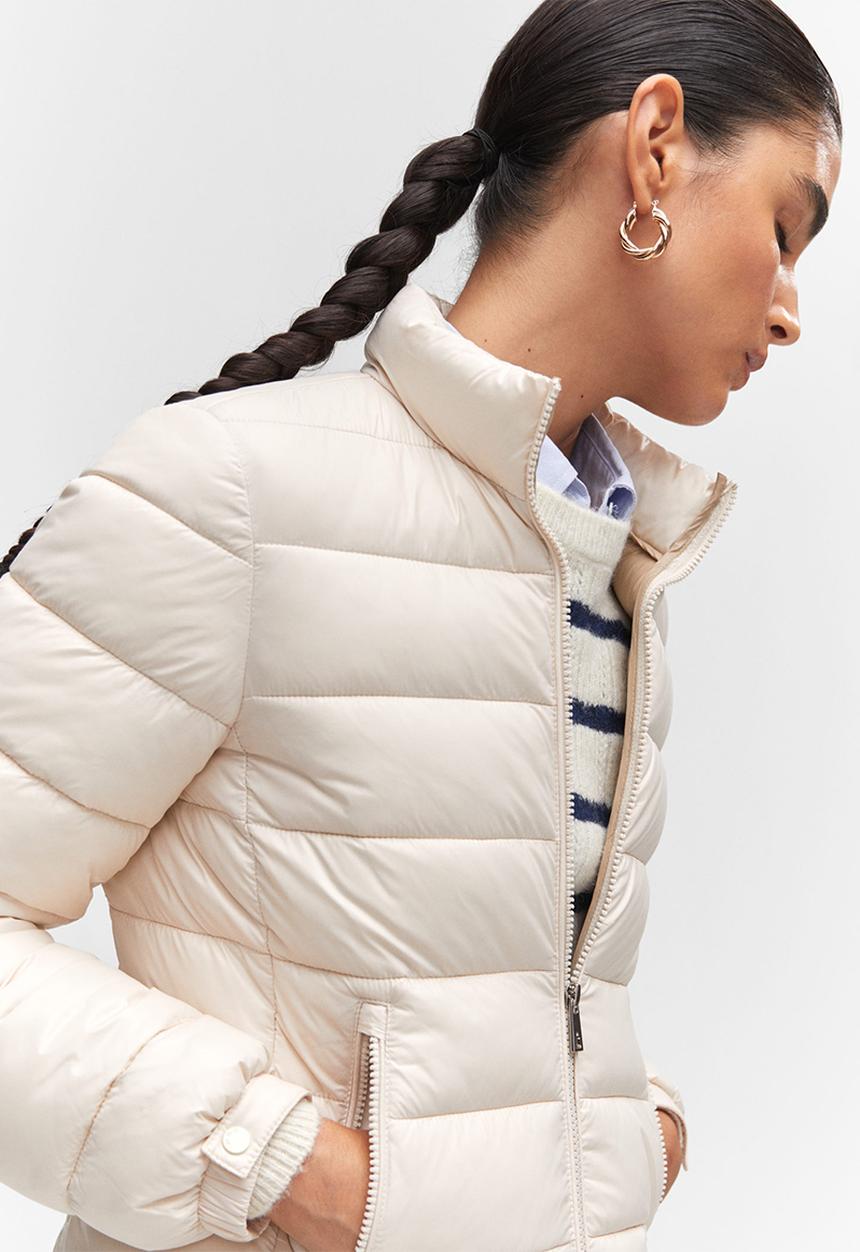 MANGO - Anorak blandi - light beige