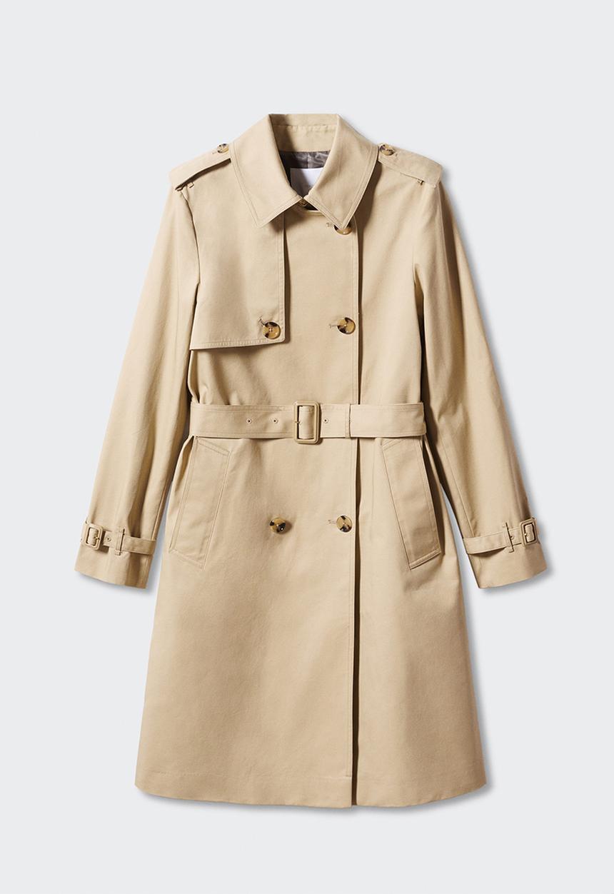 MANGO - Trench coat polana - medium brown