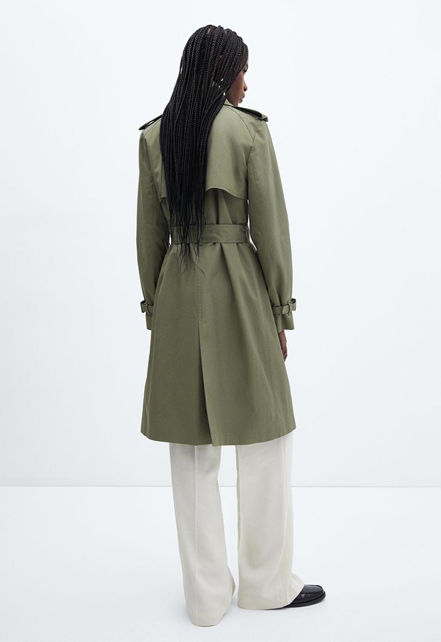 MANGO - Trench coat polana - khaki