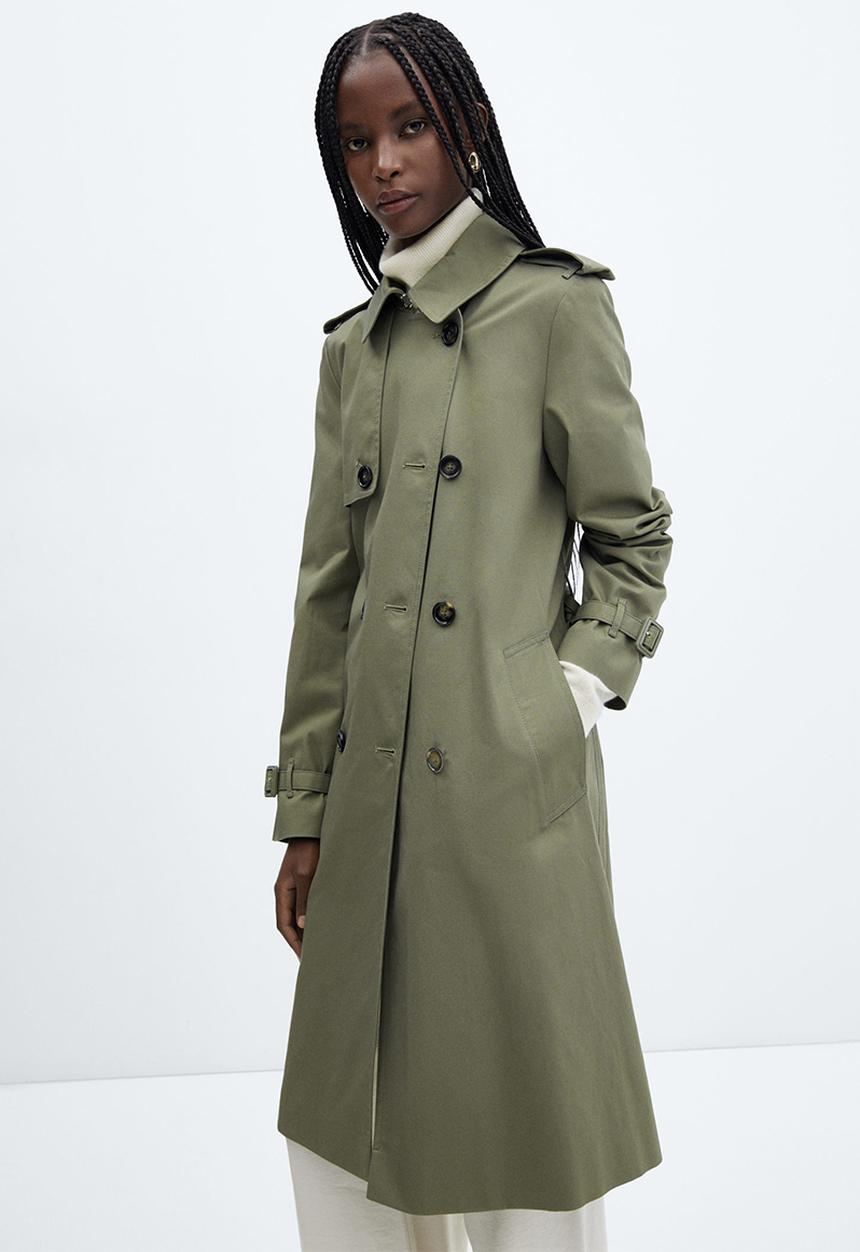 MANGO - Trench coat polana - khaki