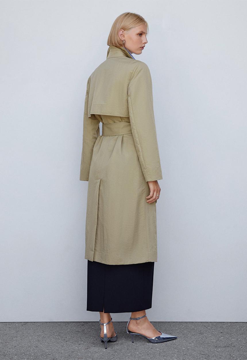 MANGO - Trench coat dulce - light beige