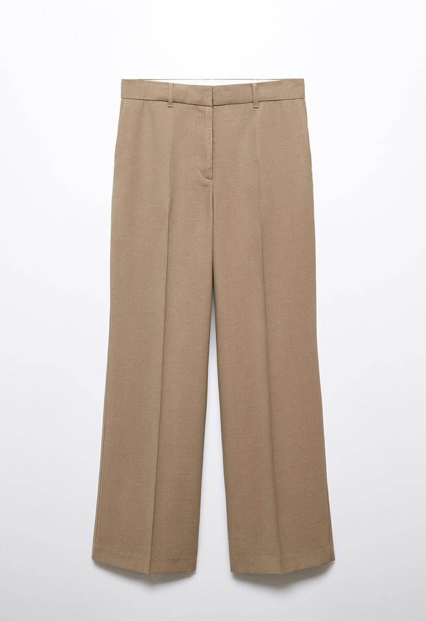 MANGO - Trousers carlos - medium brown