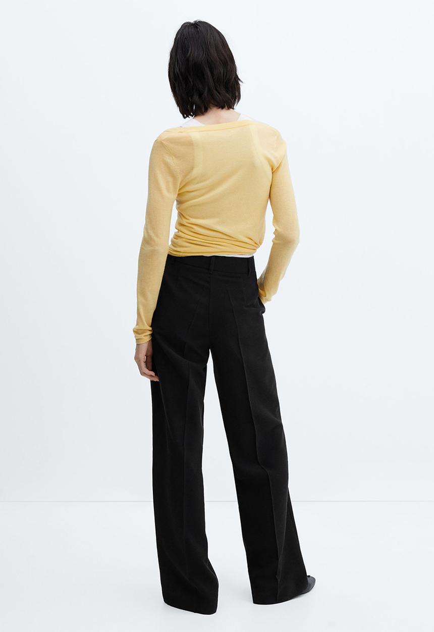 MANGO - Trousers carlos - black