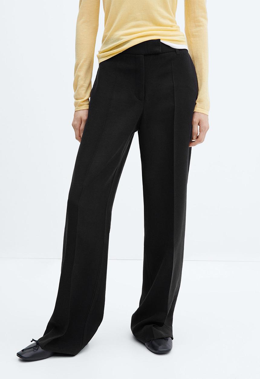 MANGO - Trousers carlos - black