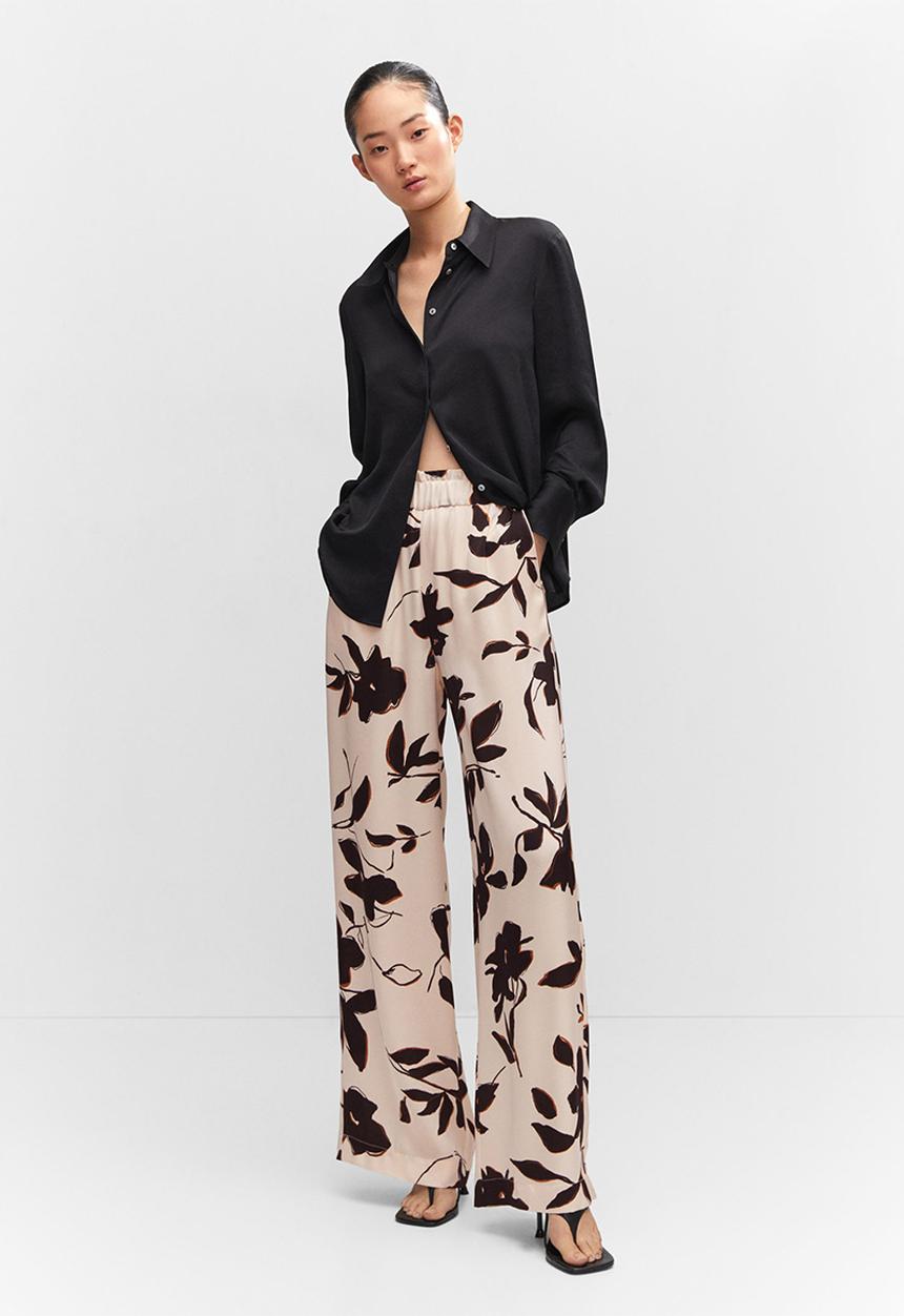 MANGO - Trousers magna - light beige