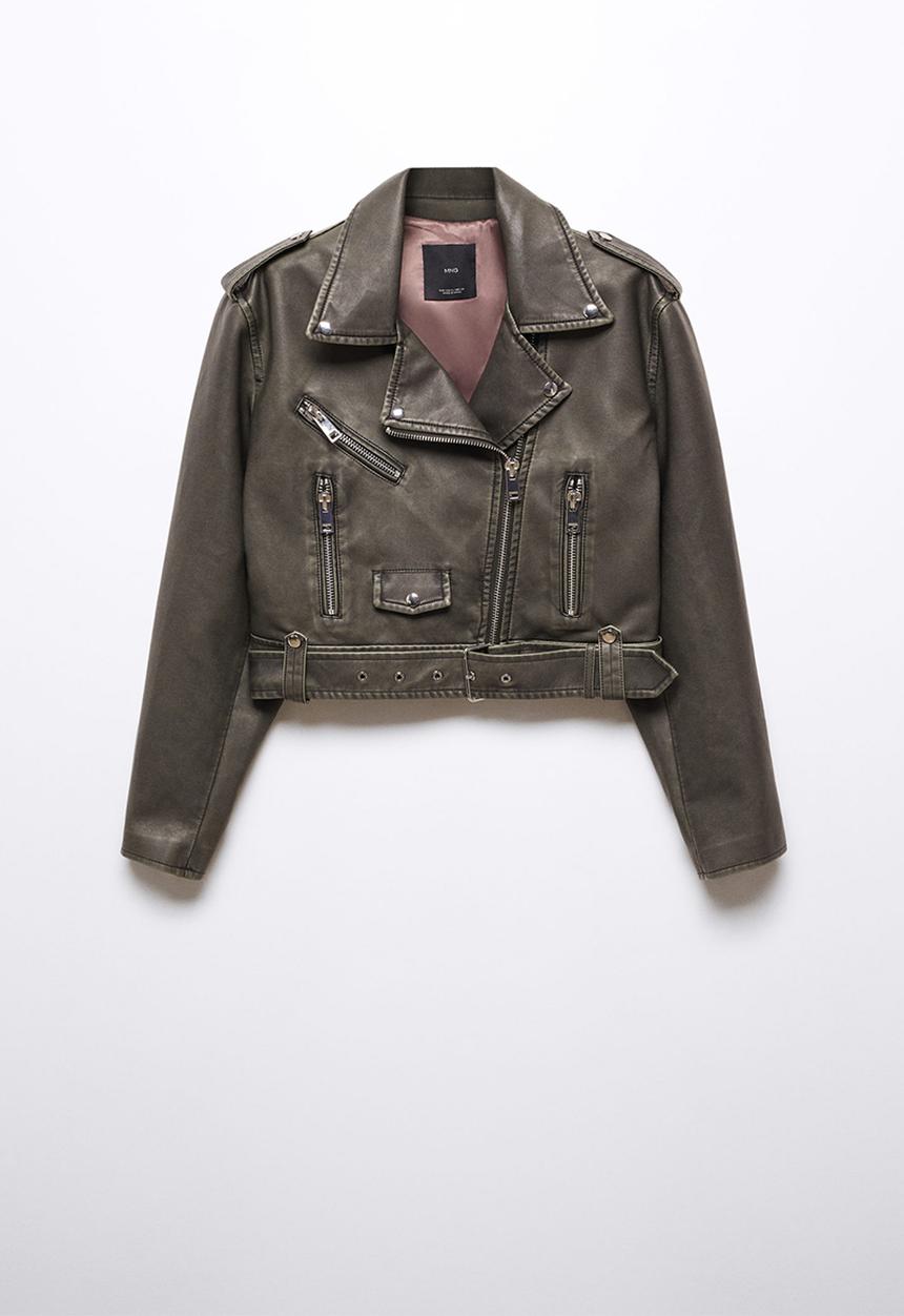 MANGO - Jacket gigi - black