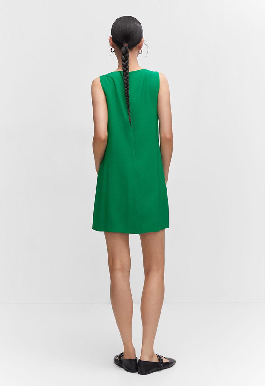 MANGO - Dress tika - green
