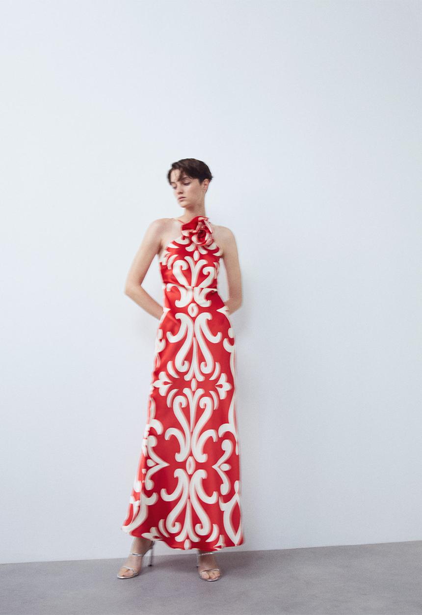 MANGO - Dress rosh - red