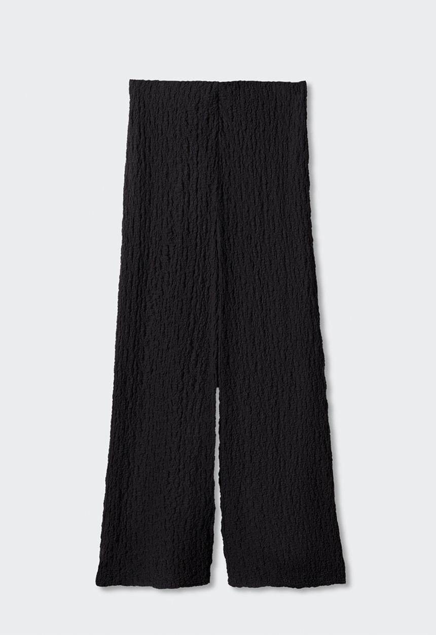 MANGO - Trousers calobra - black