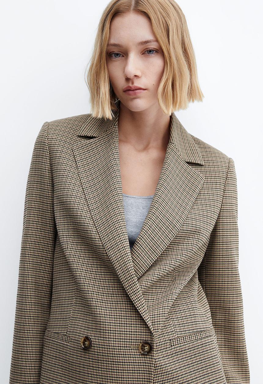 MANGO - Blazer charlott - brown