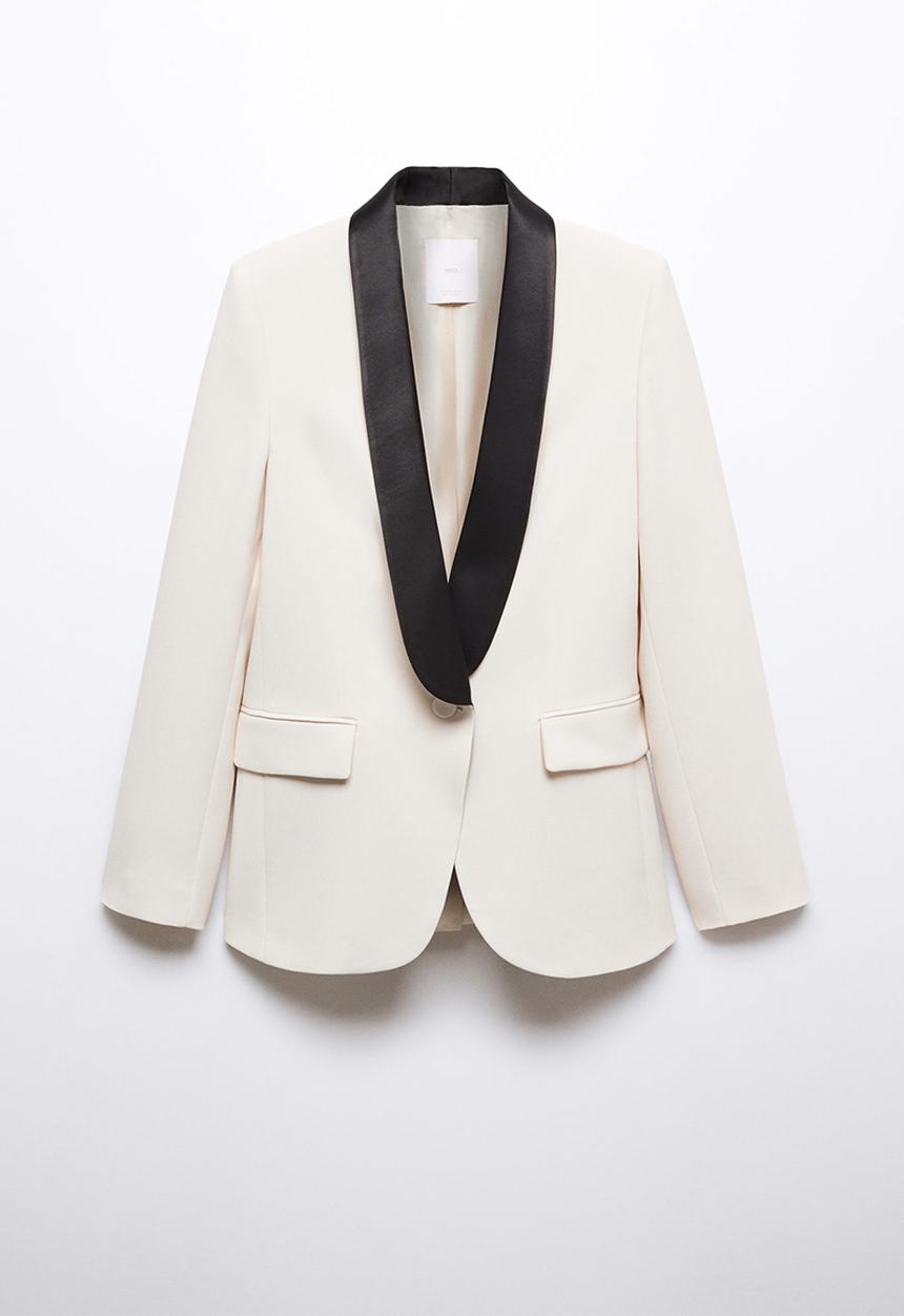 MANGO - Blazer smoking - white