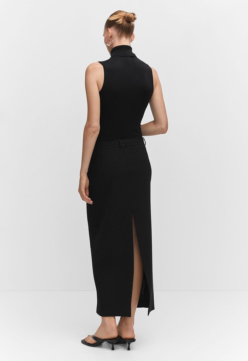 MANGO - Skirt julia - black