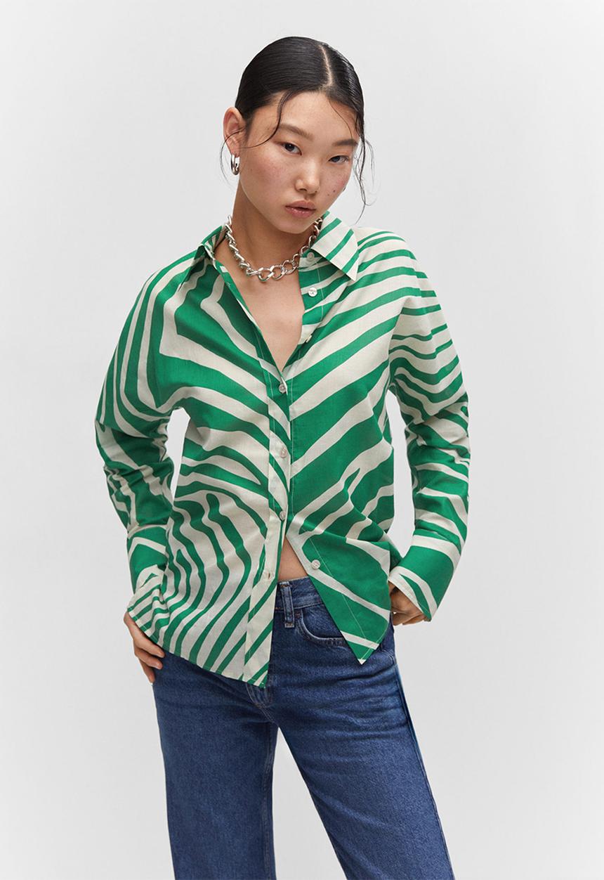 MANGO - Shirt samsara - natural